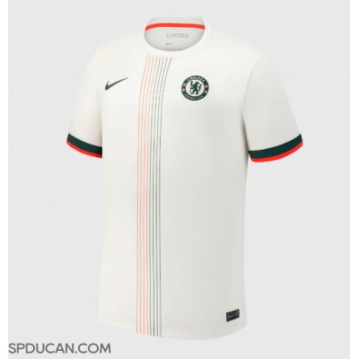 Muški Nogometni Dres Chelsea Benoit Badiashile #5 Gostujuci 2025-26 Kratak Rukav Muški Nogometni Dres Chelsea Benoit Badiashile #5 Gostujuci 2025-26 Kratak Rukav